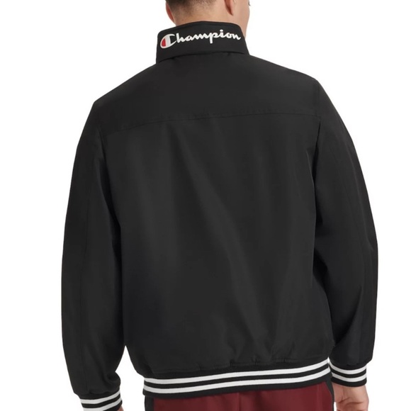 Champion Men's Black Bomber Jacket. Sz.M - Picture 2 of 10